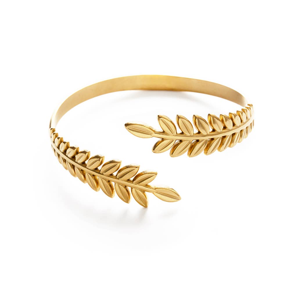 Fern Leaf Cuff Bracelet