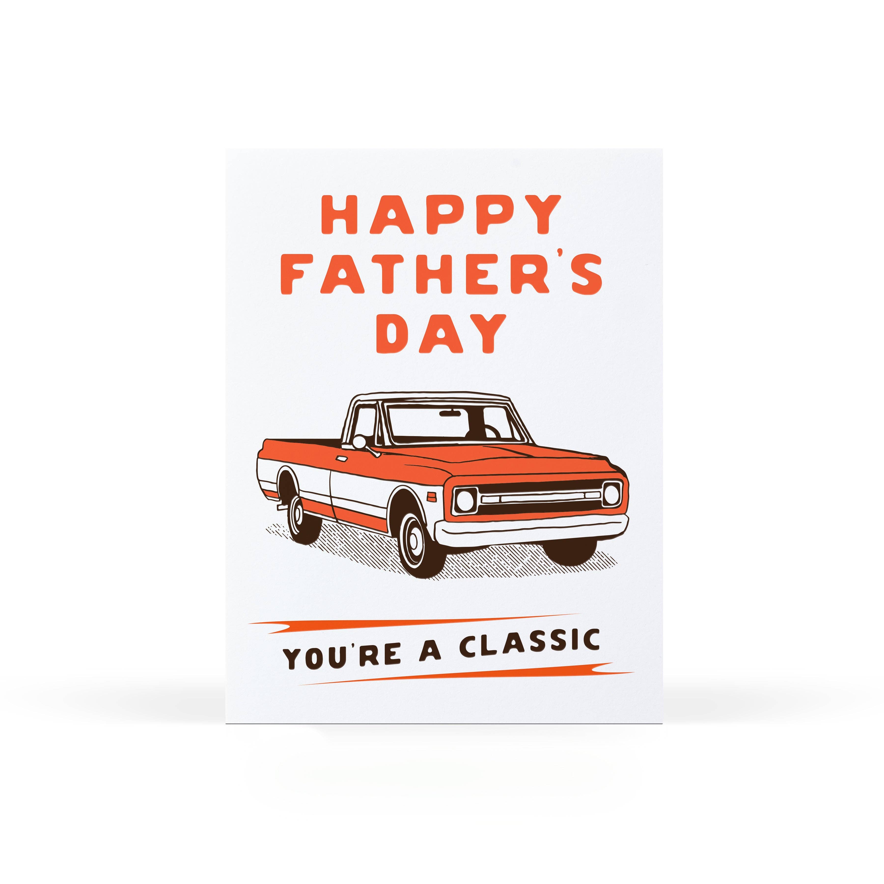 Classic Truck Fathers Day Card