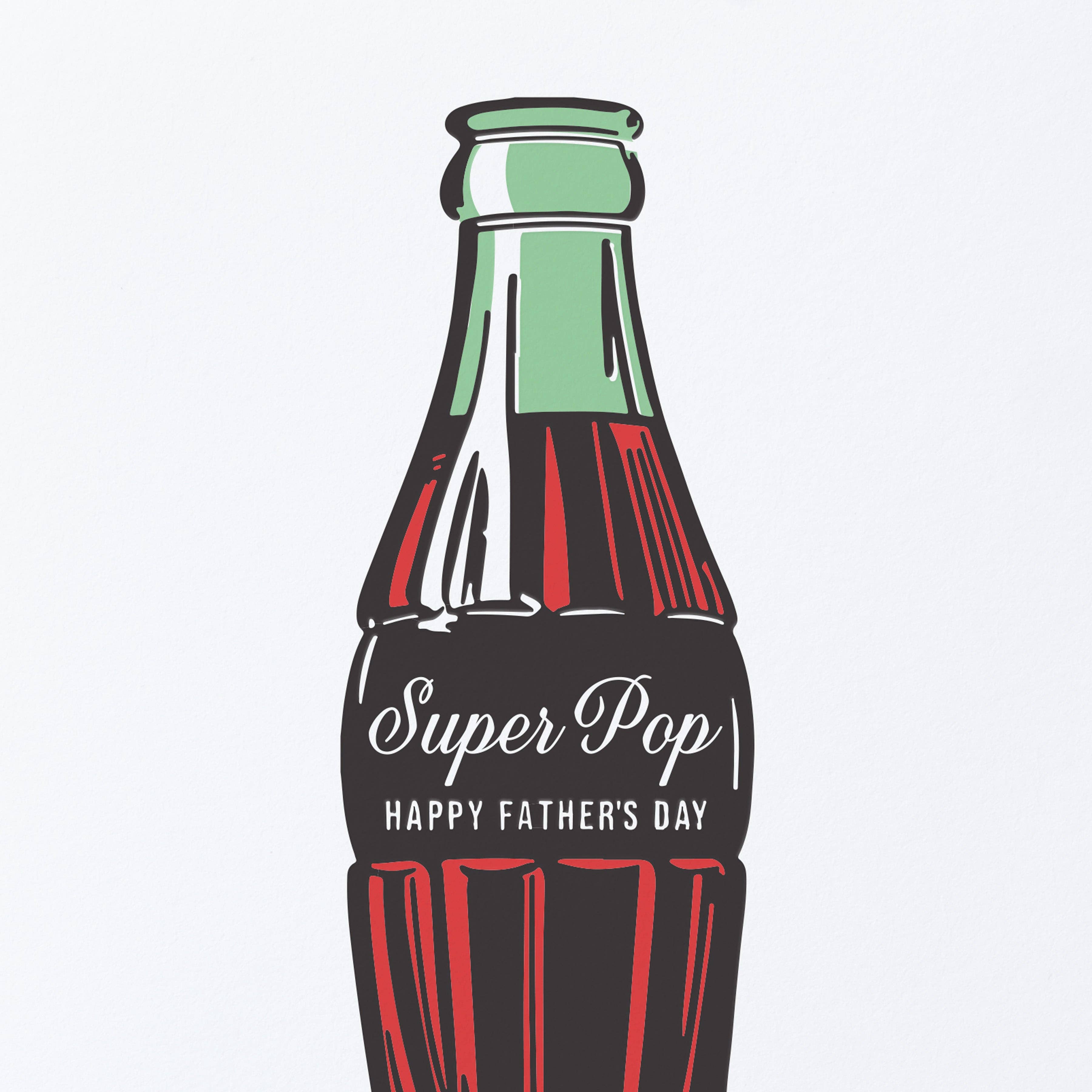 Super Pop Fathers Day Card
