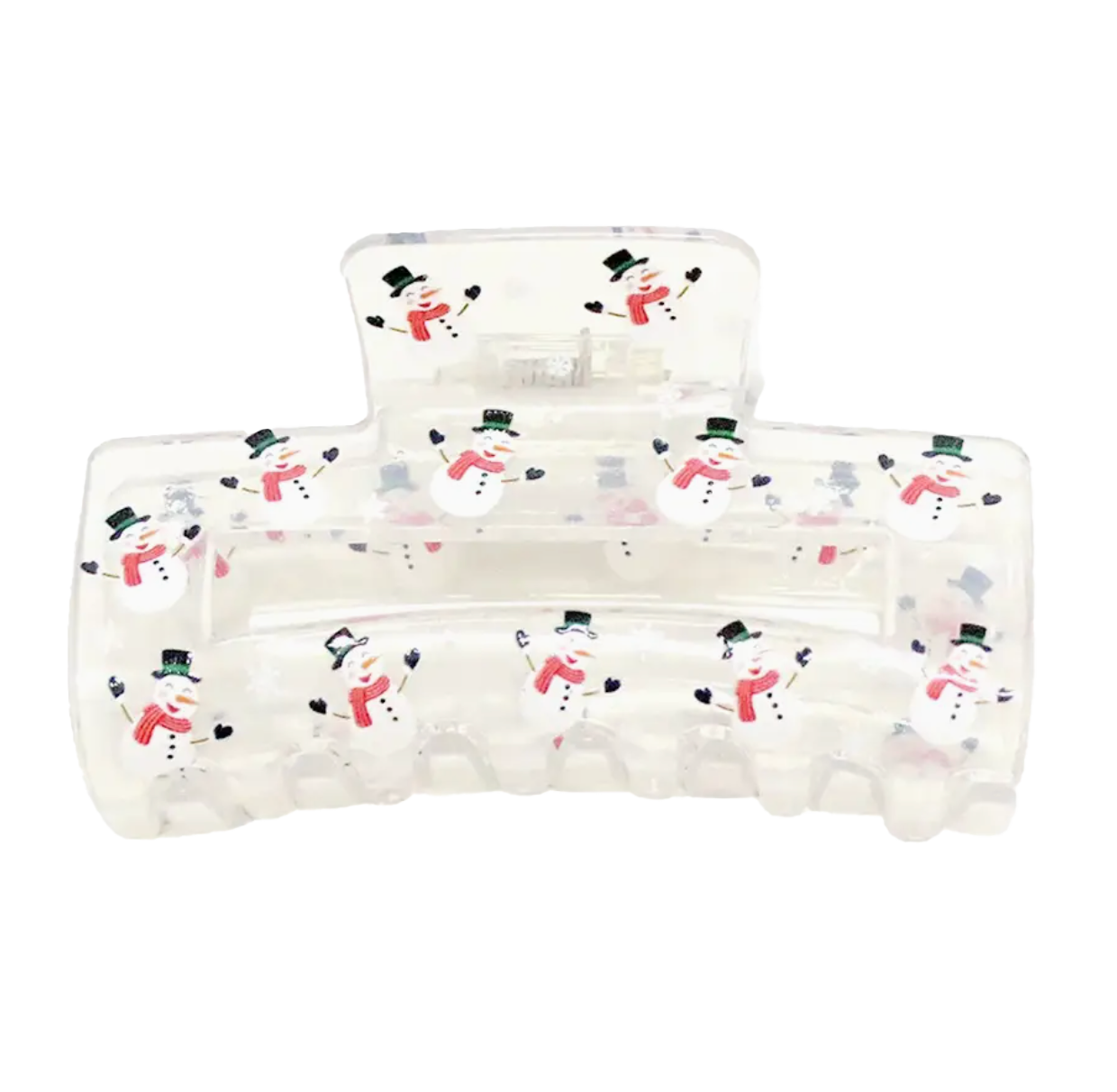 Snowman hair claw
