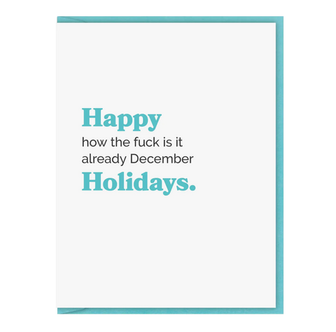 Already December card
