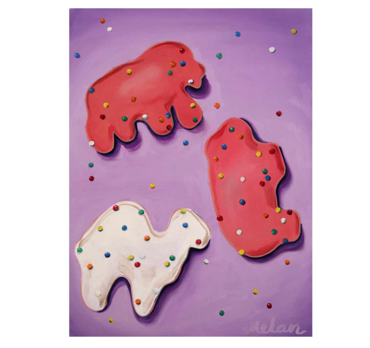 Animal Cookies Art Print