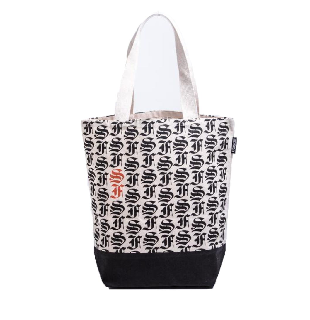 SF Blackletter Tote Bag