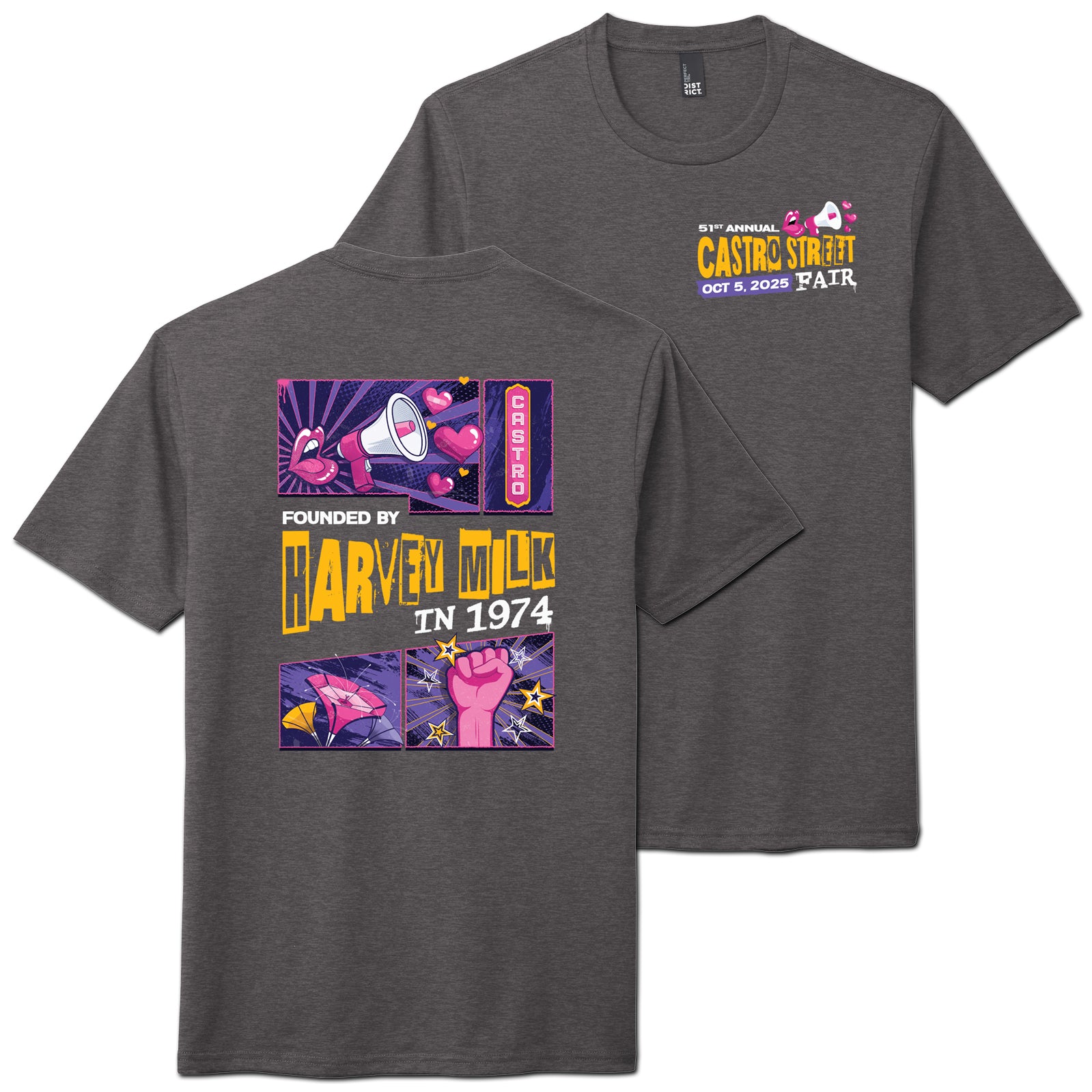 Official 2025 Castro Street Fair Tshirt