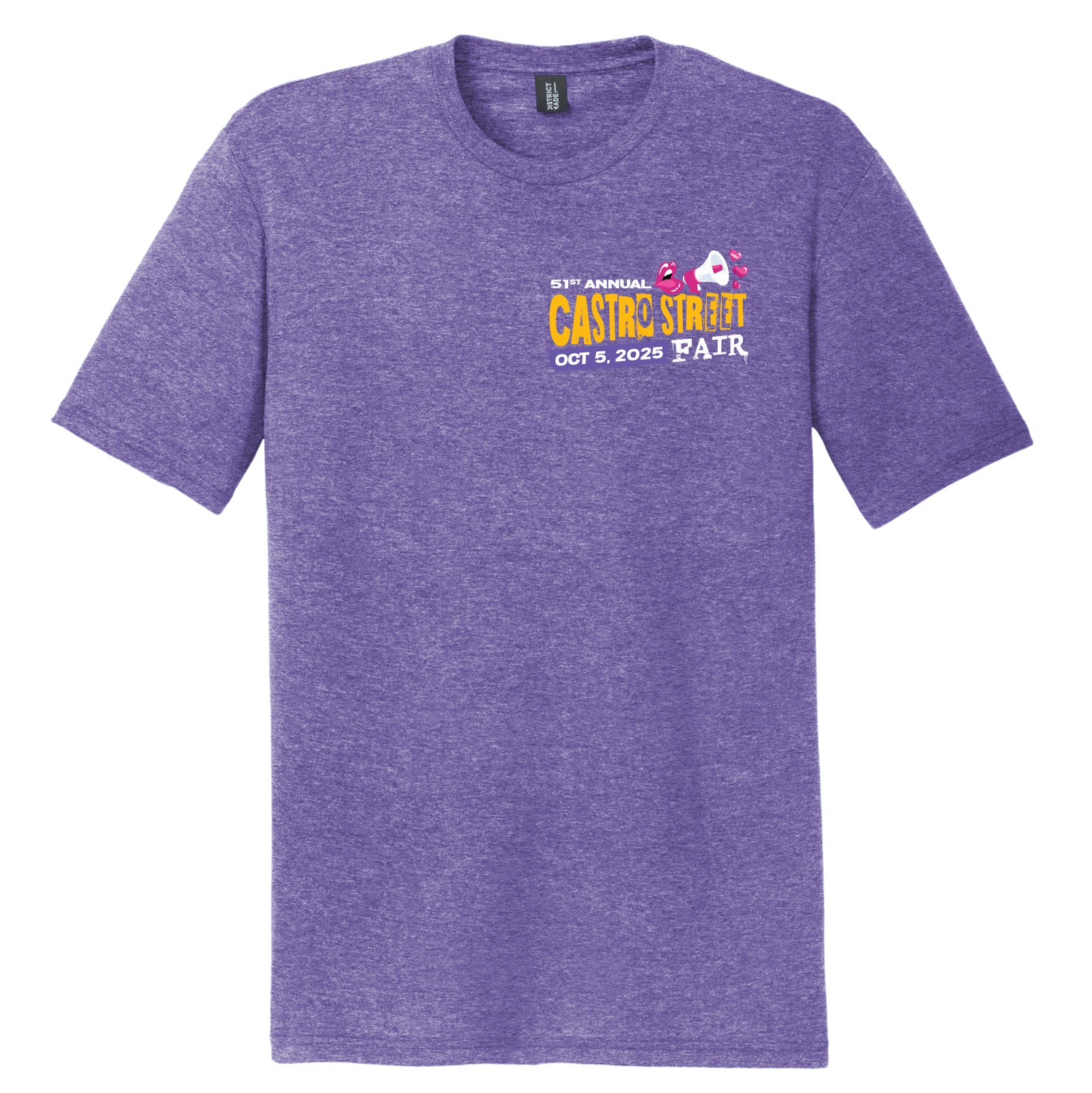 Official 2025 Castro Street Fair Tshirt