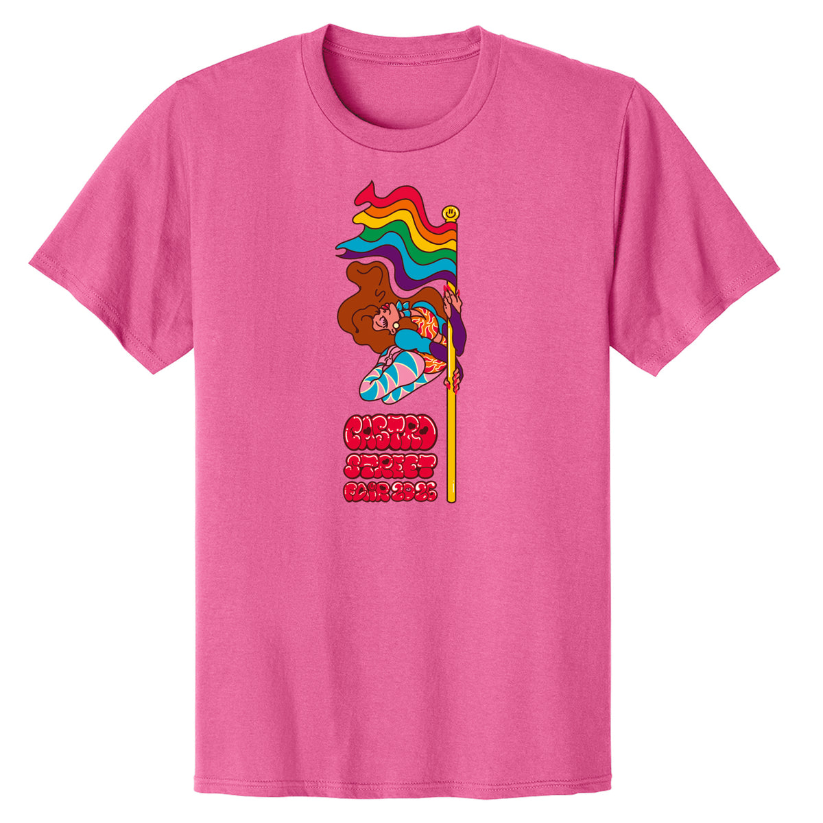 CSF Pole Dancer Pink Tshirt