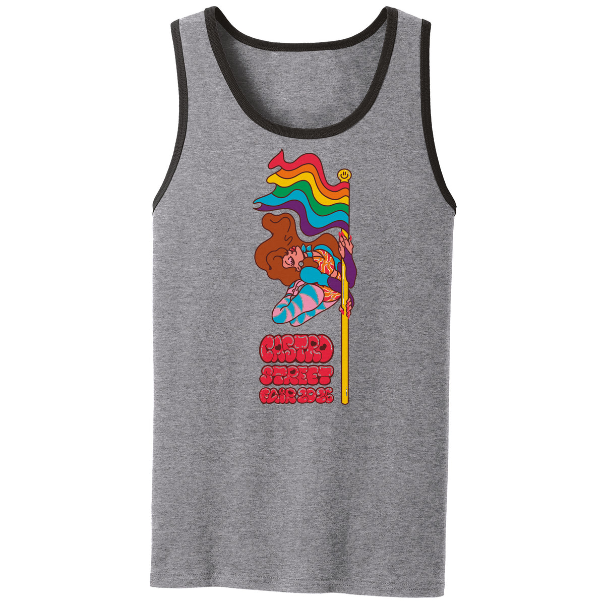 CSF Pole Dancer Gray Tank