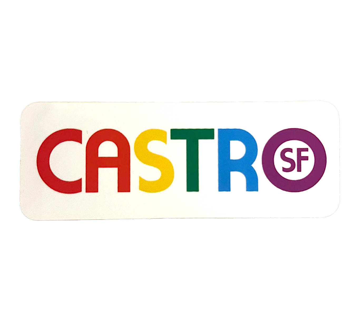 Castro Rainbow sticker