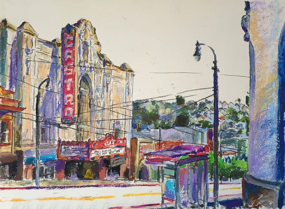 Castro Theater Corner Art Print