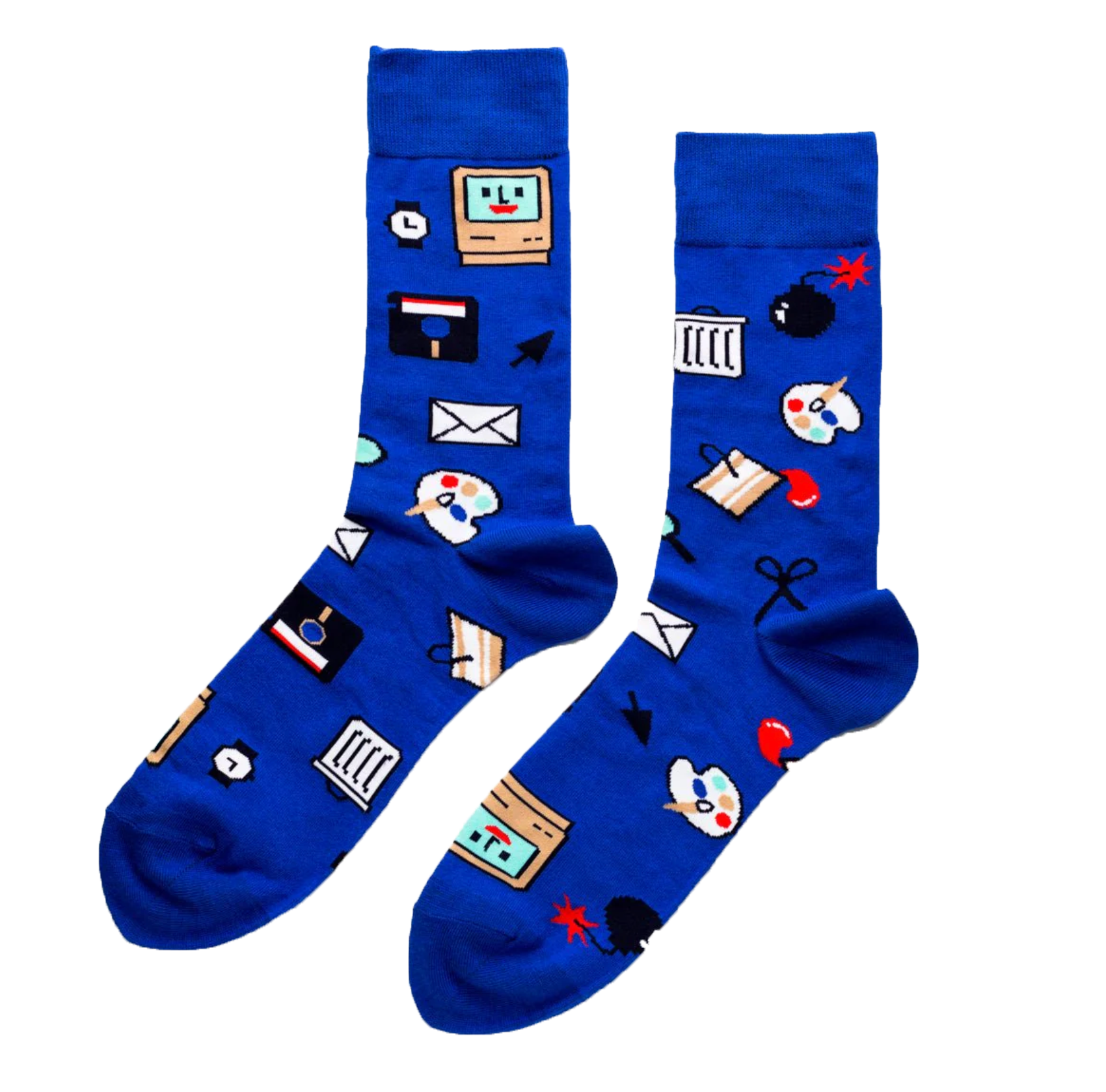 Computer Nerd socks Large