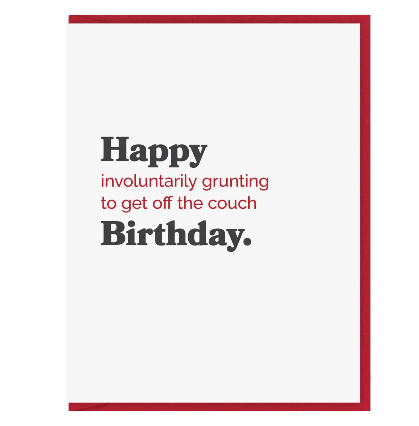 Couch Birthday card