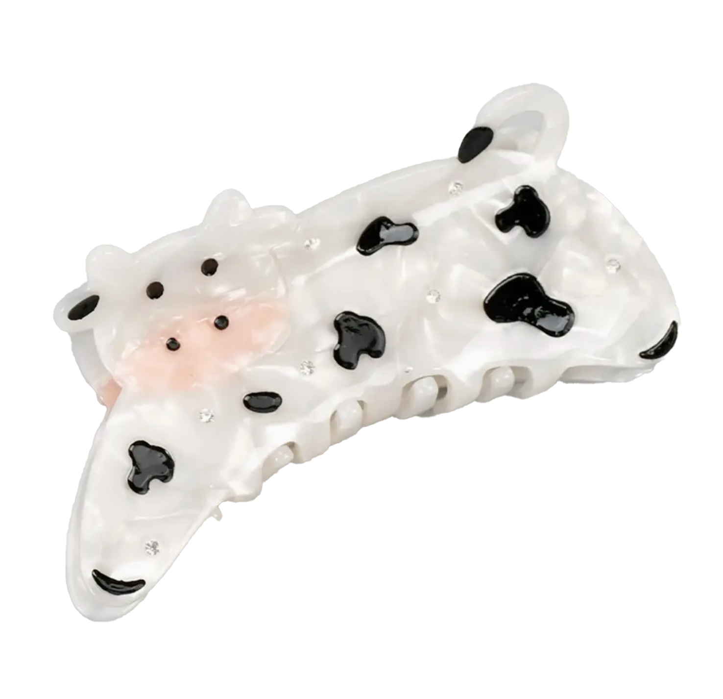 Studded Cow hair claw