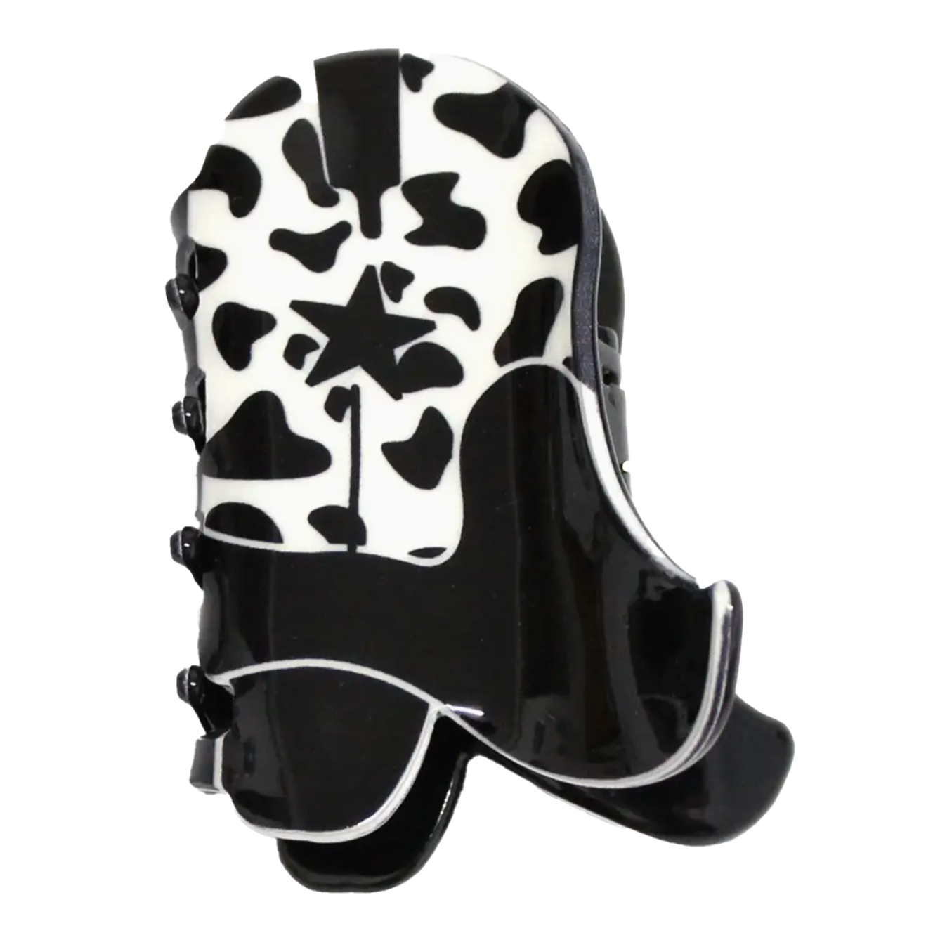 Cowgirl boot hair claw