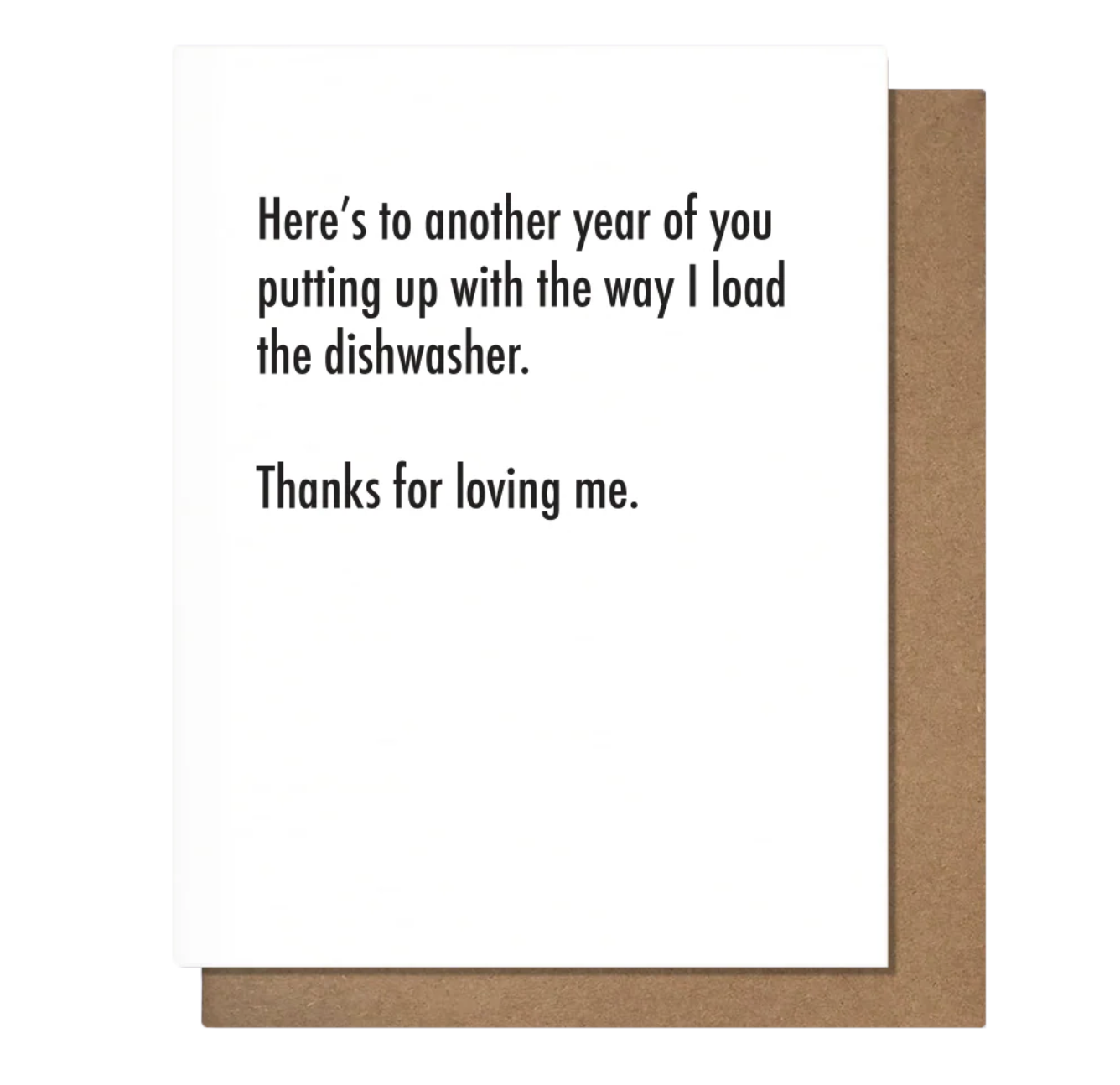 Load the Dishwasher Greeting Card