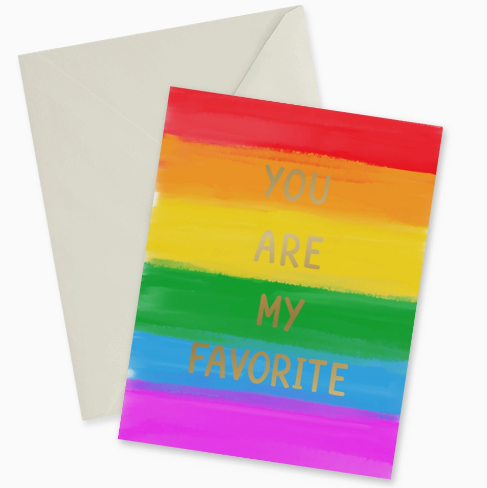 My Favorite Rainbow Card