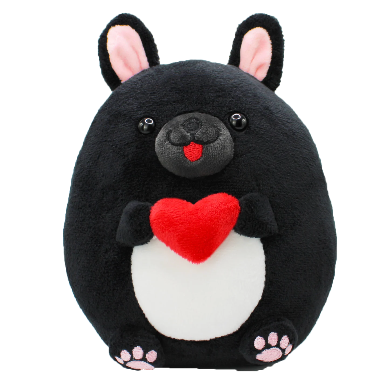 Black french bulldog plush on sale