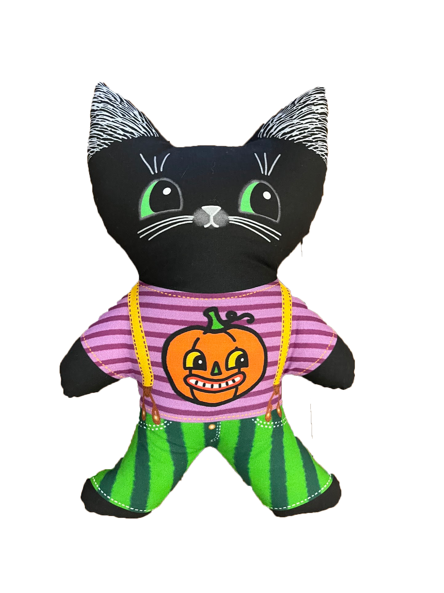 Halloween Kitty pillow