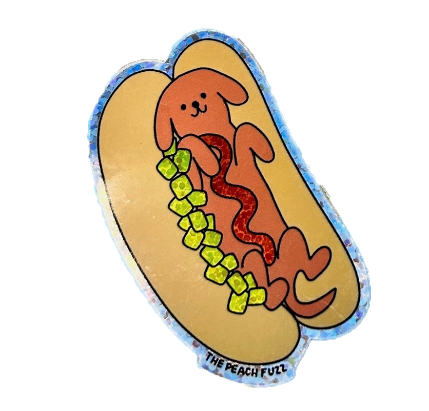 Hot Doggy Dog Sticker