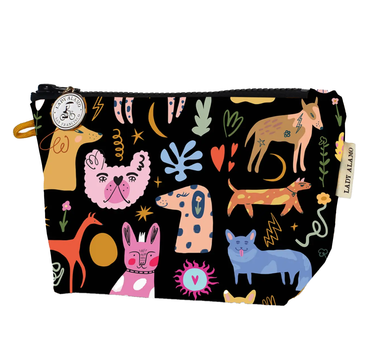 Little Zip Pouch - Dog Park Night PREORDER