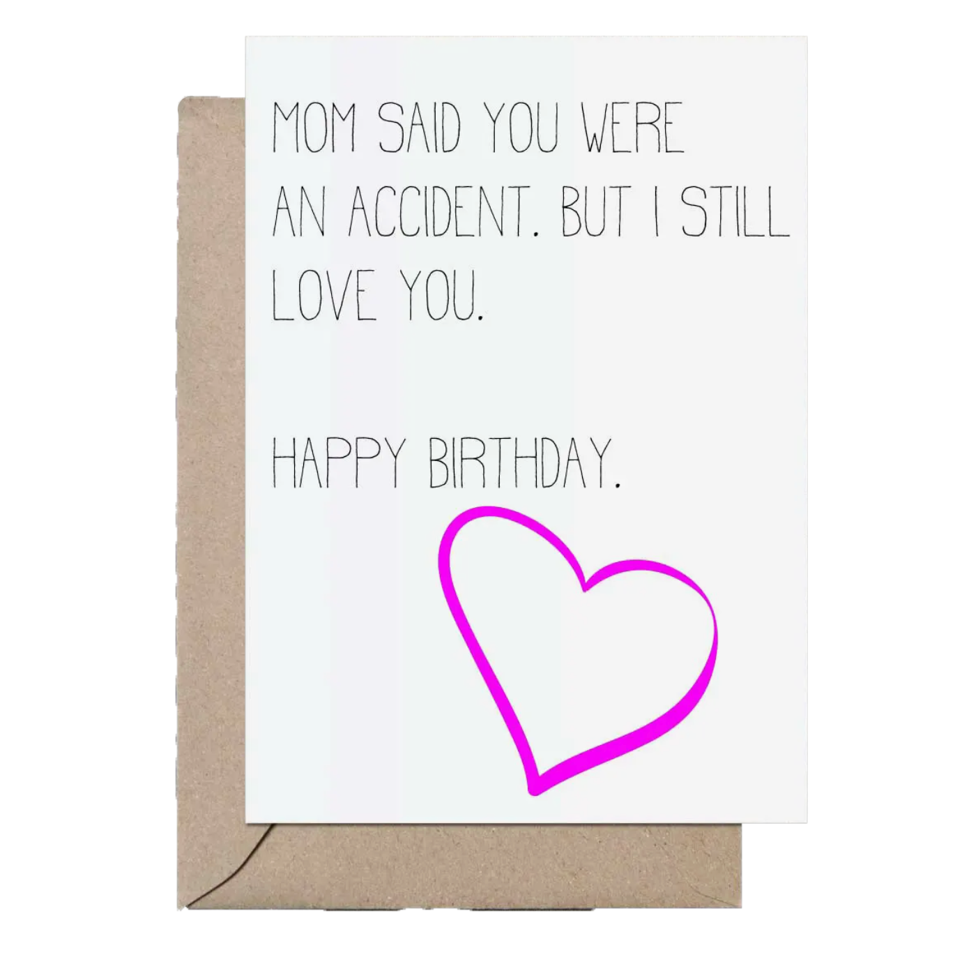 Mom Said greeting card