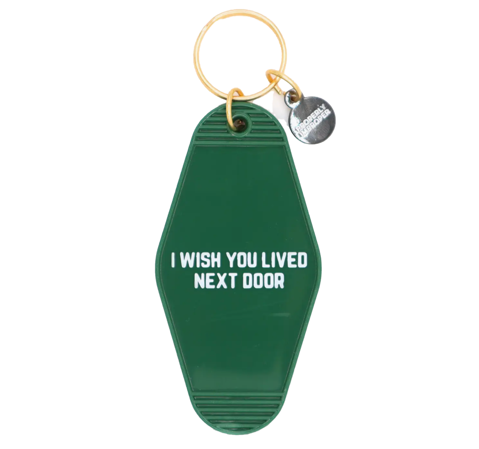 Lived Next Door key tag