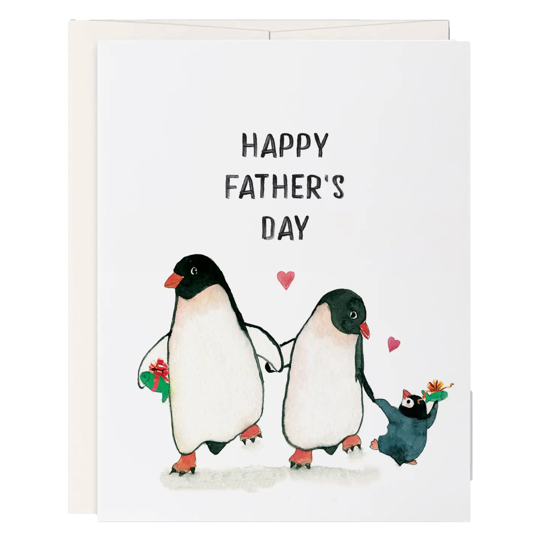 Penguin Fathers Day card