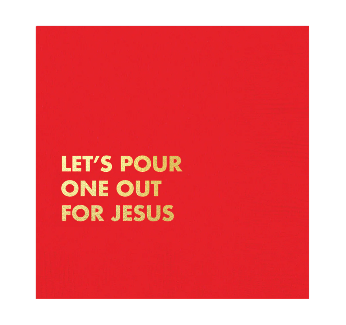 Pour One Out cocktail napkin