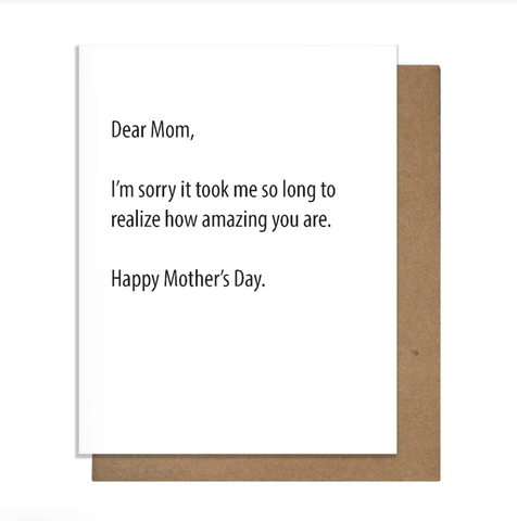 Amazing Mom Card