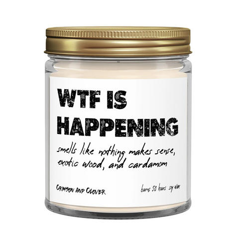 WTF candle