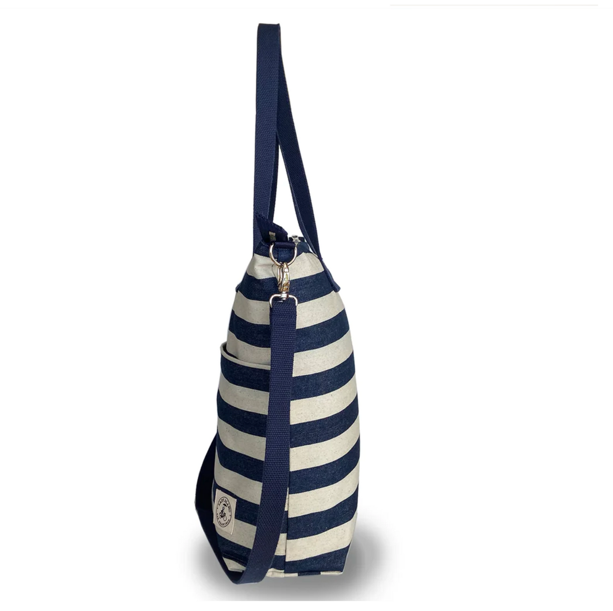 Aria Reversible Messenger Bag - Broad Stripe/Navy