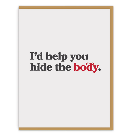 Hide the Body card