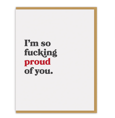 Fucking Proud card