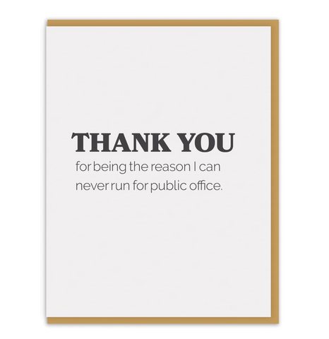 Public Office card