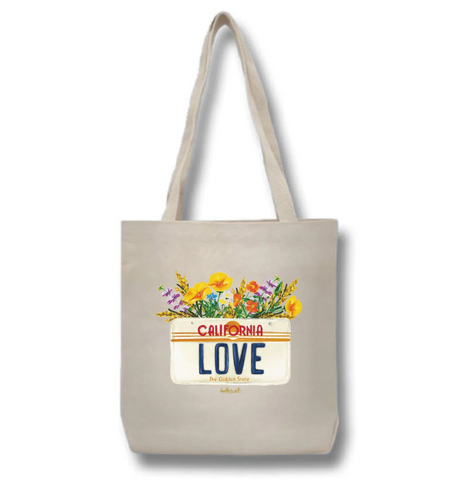 CA License Tote bag