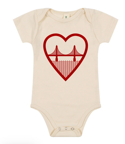 Heart SF onesie