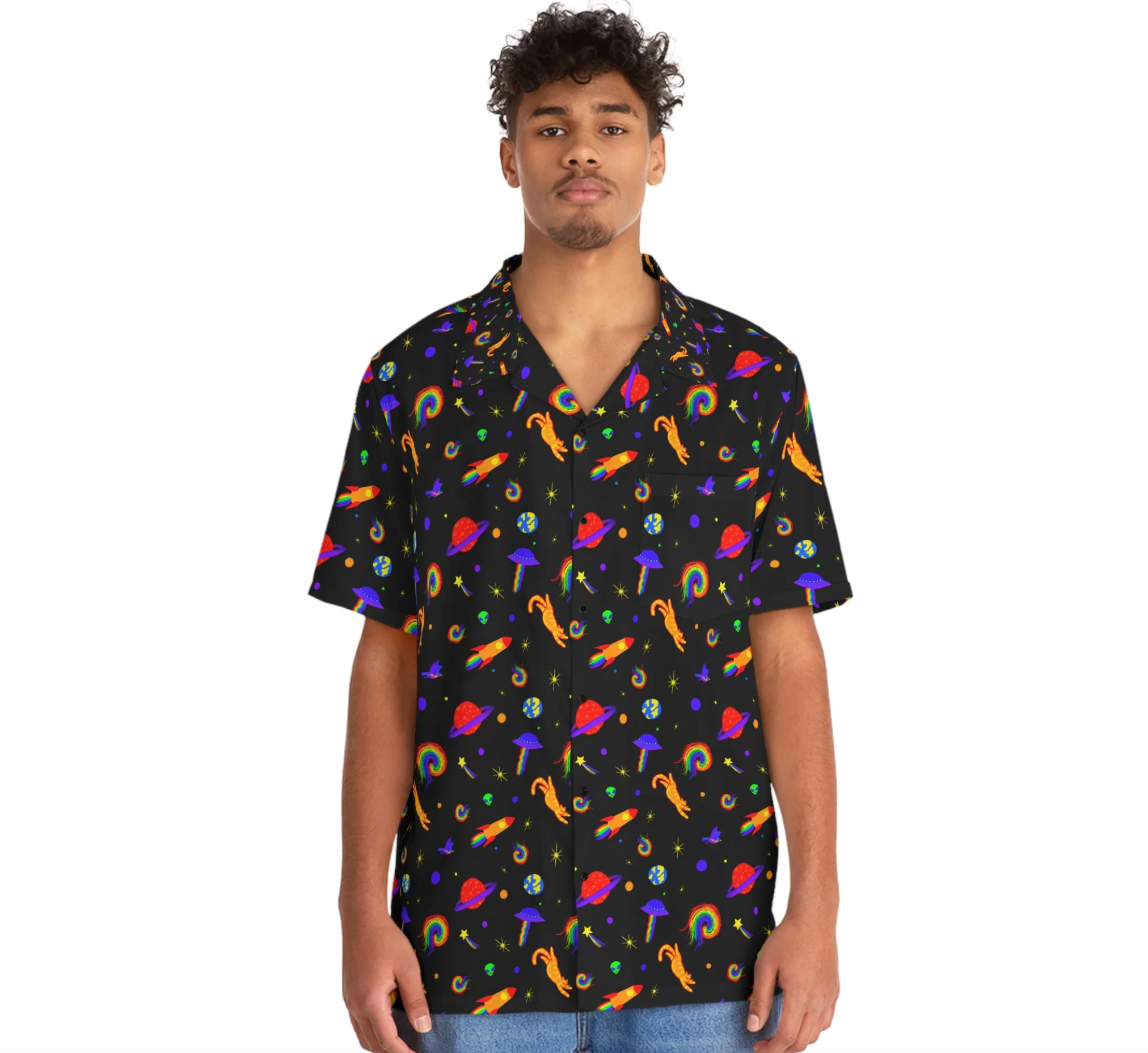 Cosmically Queer Button shirt