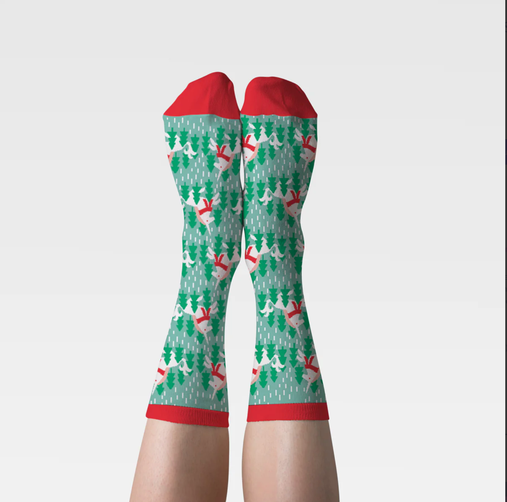 Winter Unicorn socks Women