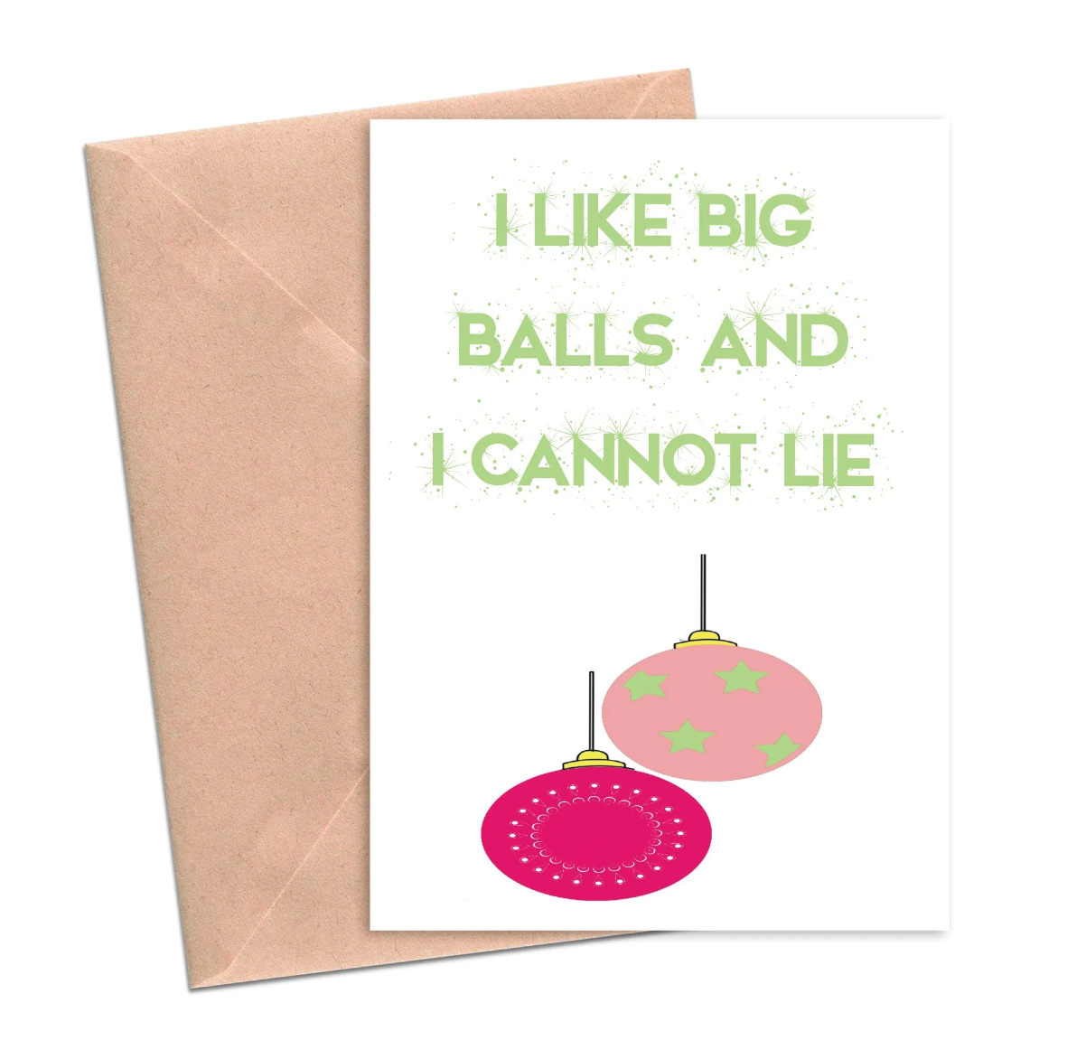 Big Balls greeting card