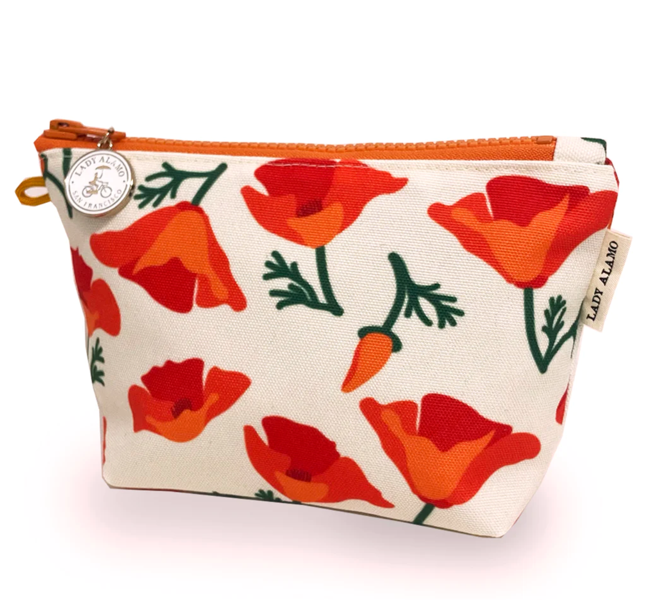 Little Zip Pouch - Poppies