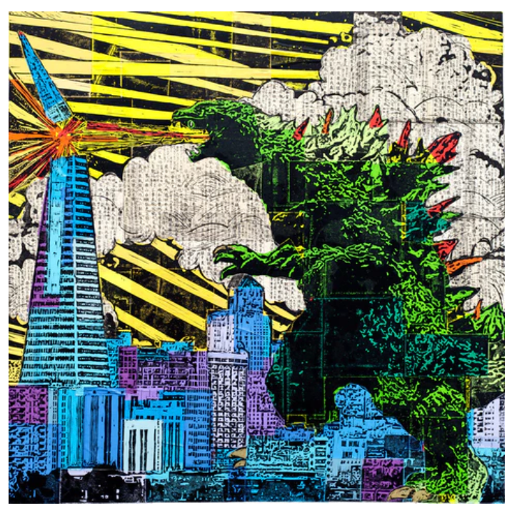 Godzilla art print - Classic