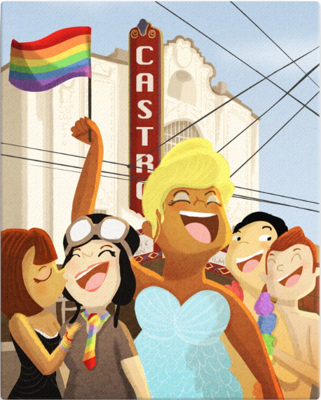Castro Pride Magnet