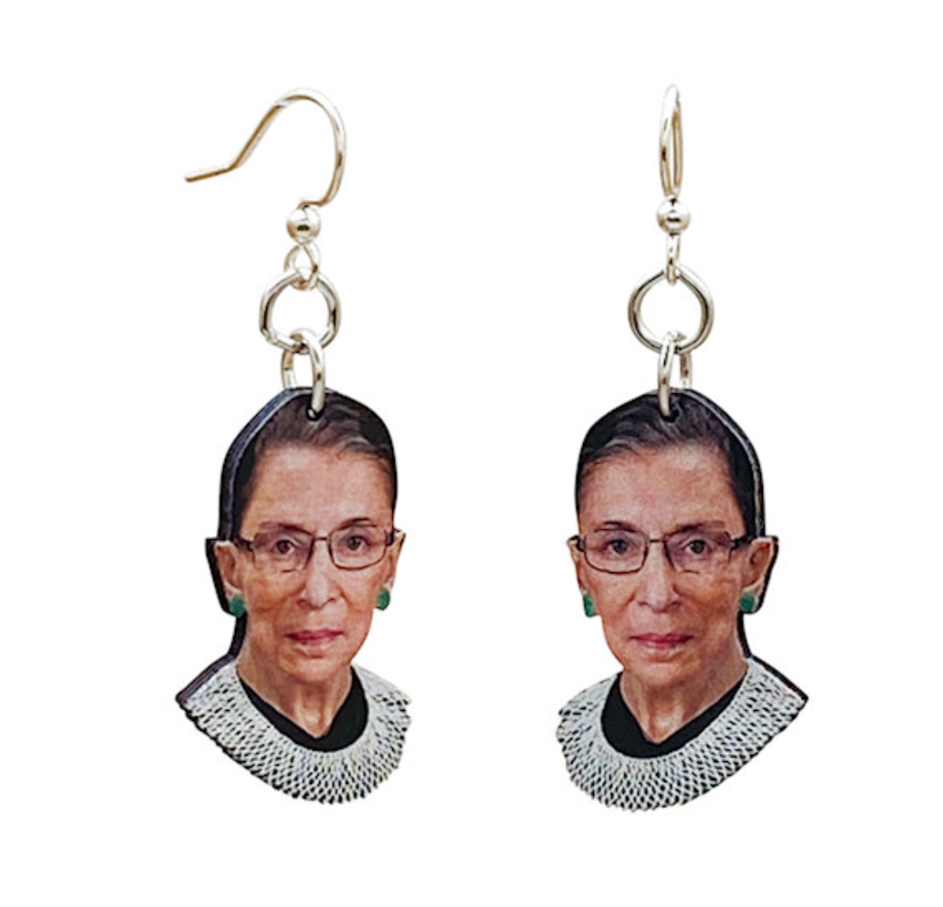 RBG earrings Green Tree