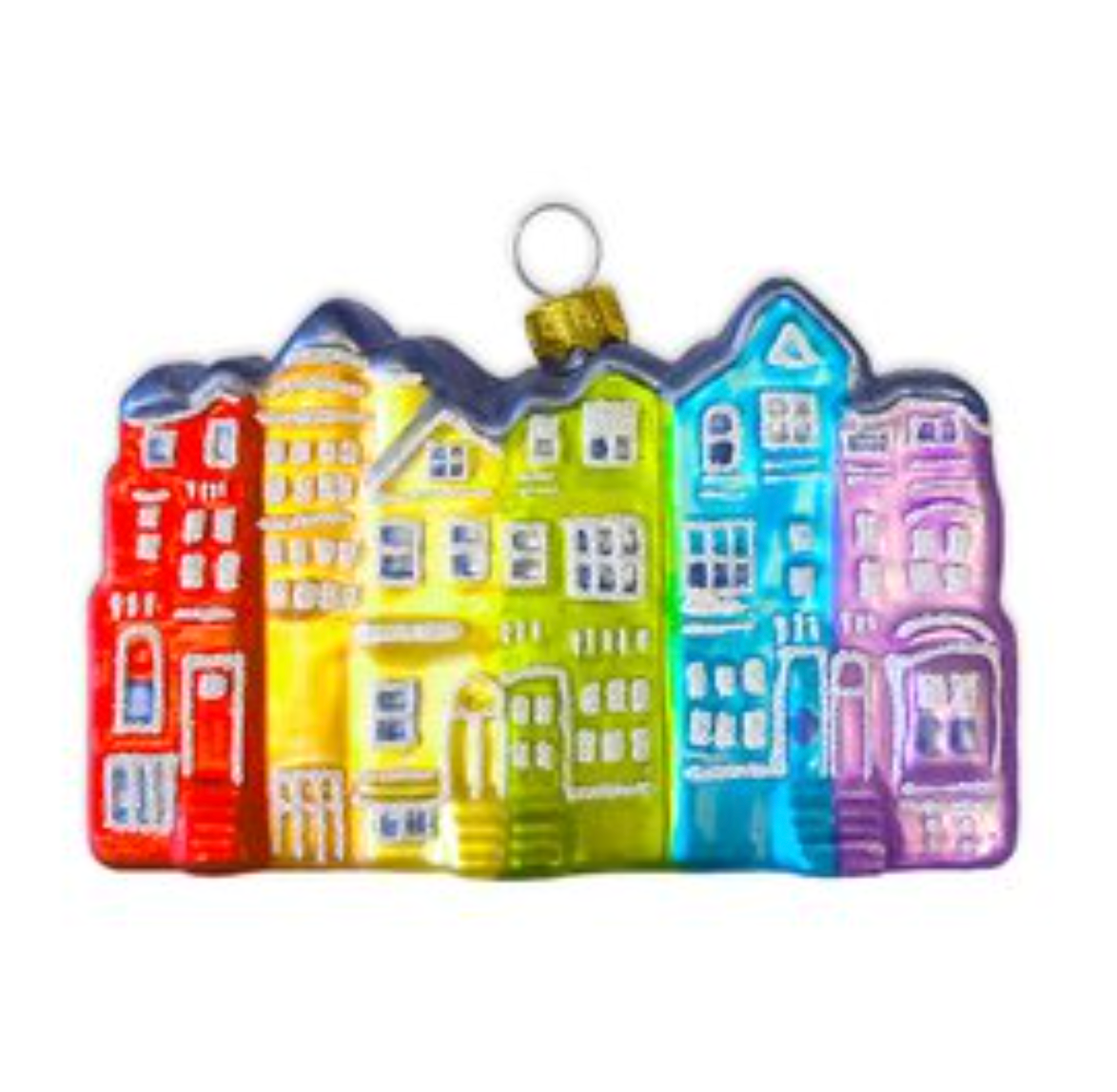 Rainbow Victorians Ornament