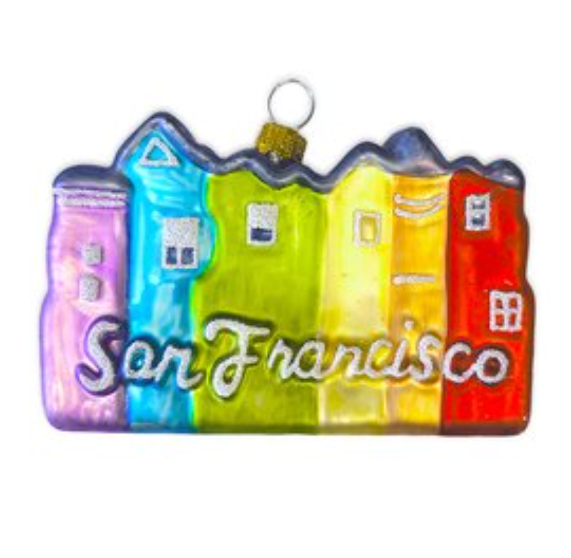 Rainbow Victorians Ornament