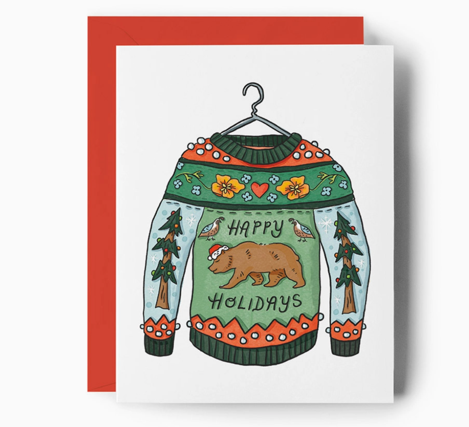 Ugly Sweater greeting card