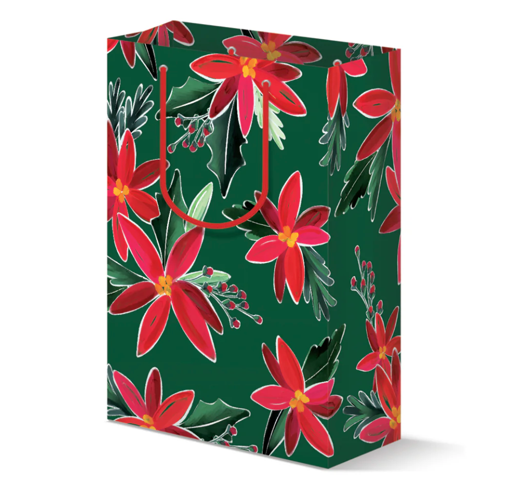 Poinsettias Gift Bag