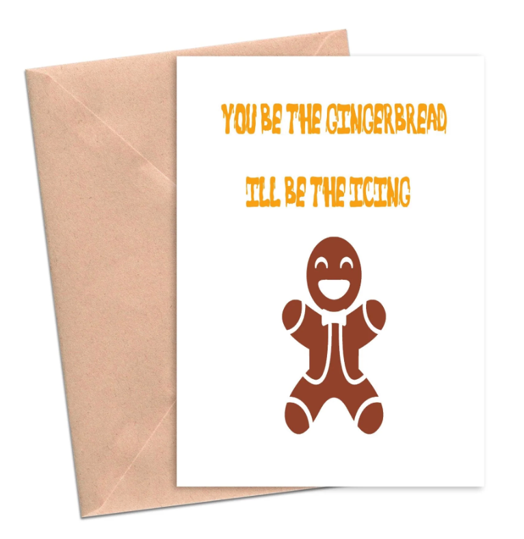 Gingerbread greeting card