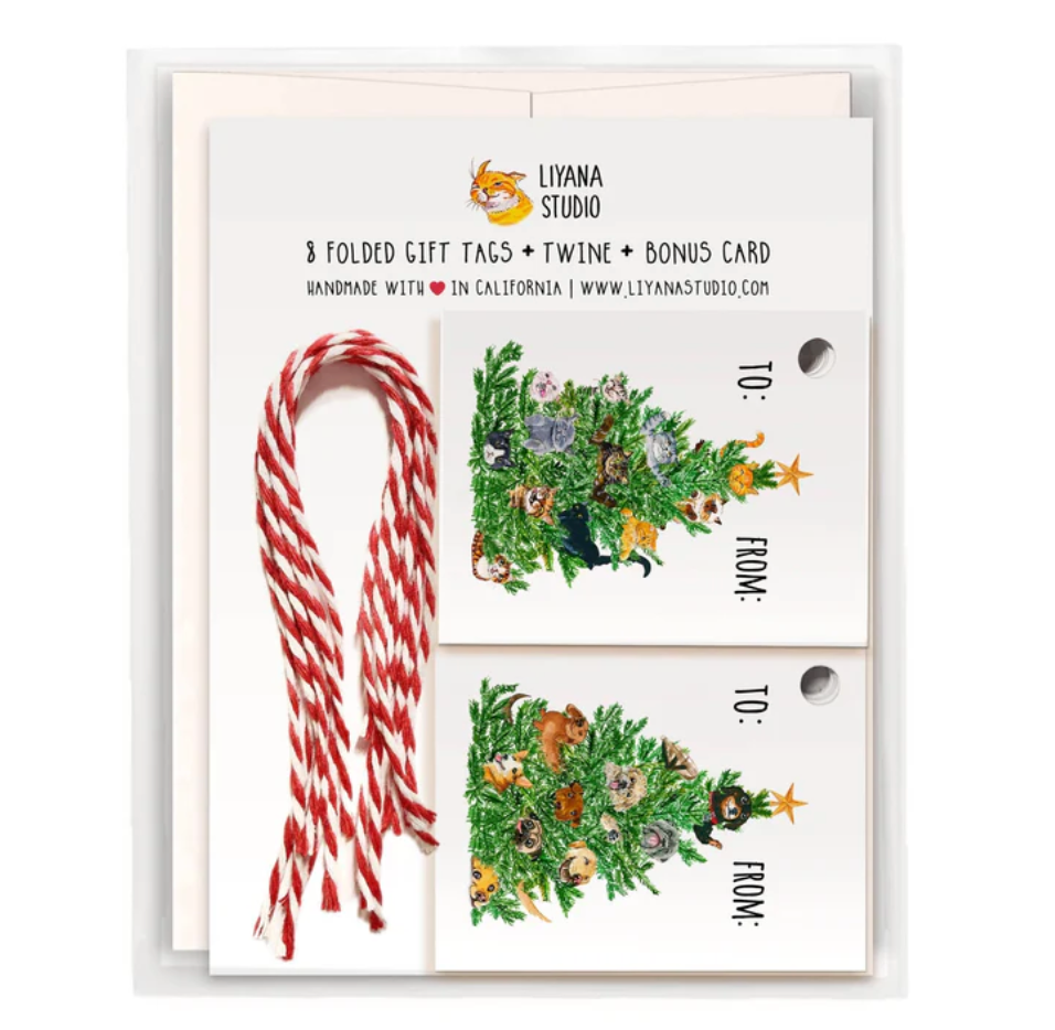 Cats and Dogs gift tags