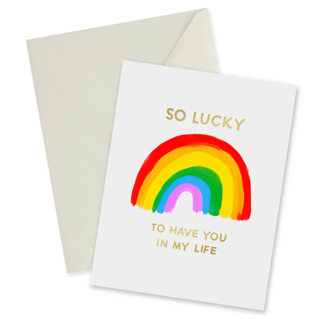 So Lucky Greeting Card