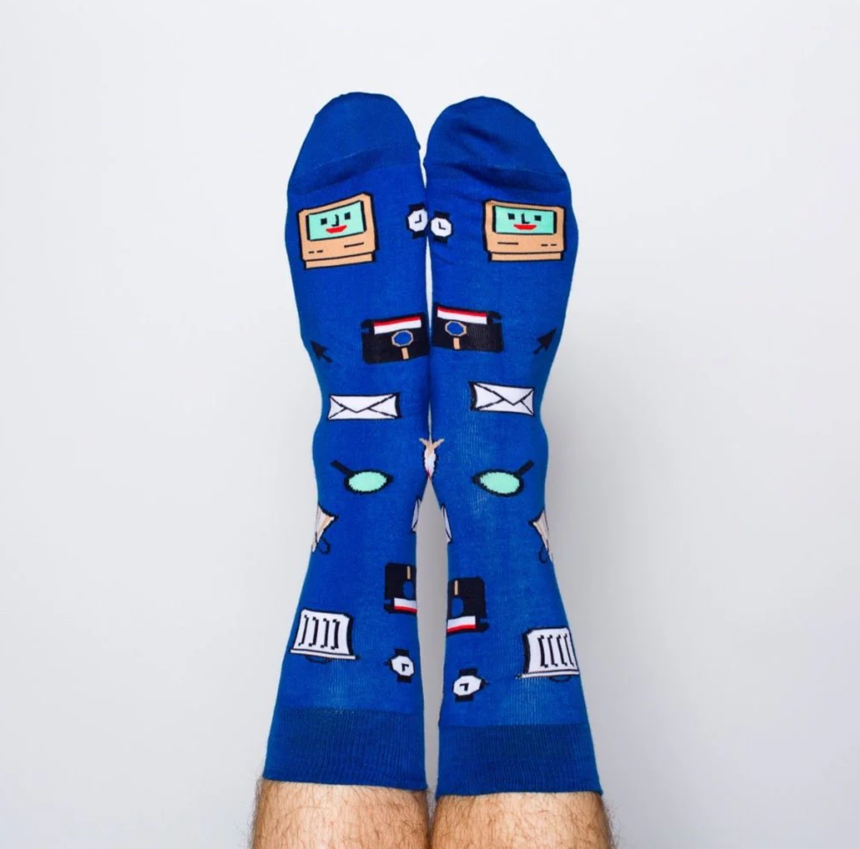 Computer Nerd socks Large